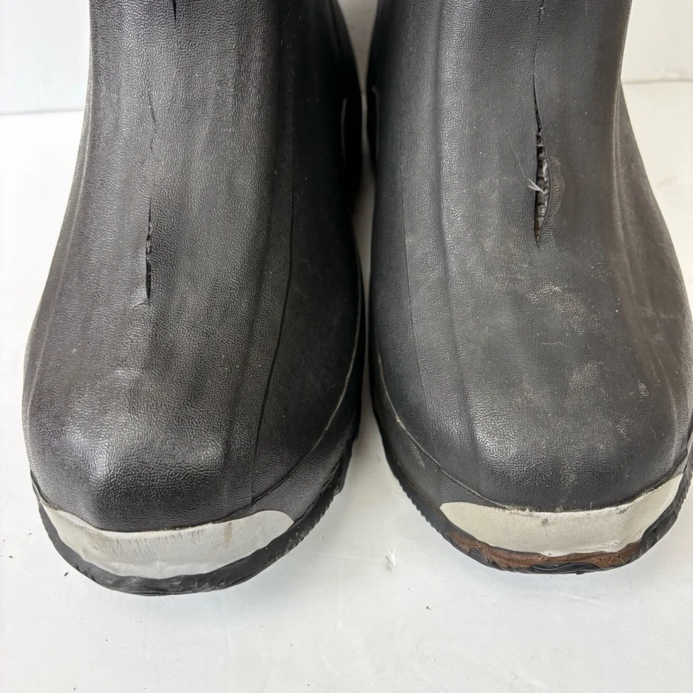 Vintage Red Wing Black Rubber Overboot Overshoe Galoshes Winter Rain Boots Men 9